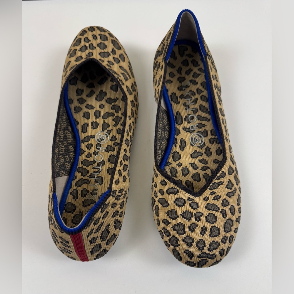 Rothy’s “The Flat” Rounded Toe in Cheetah - Picture 5 of 5